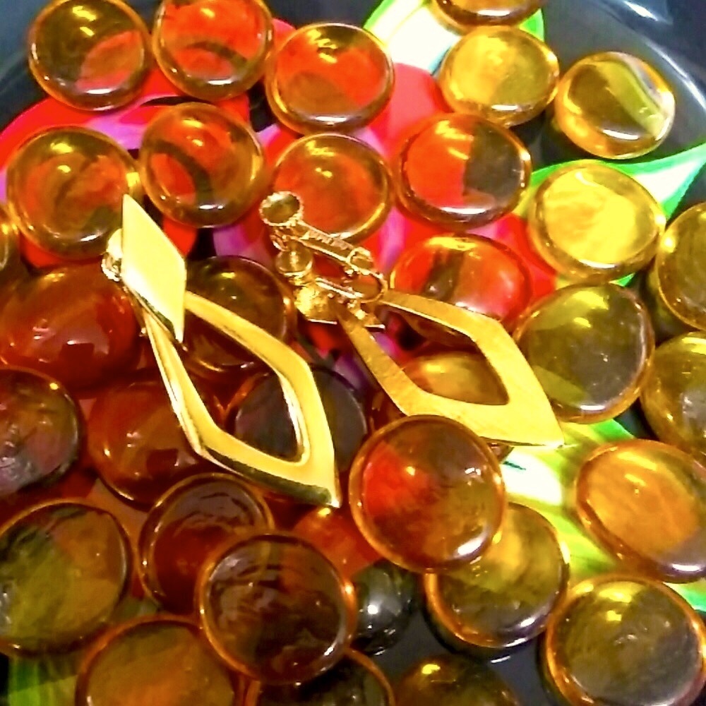 Napier Abstract Triangular Earrings - image 3